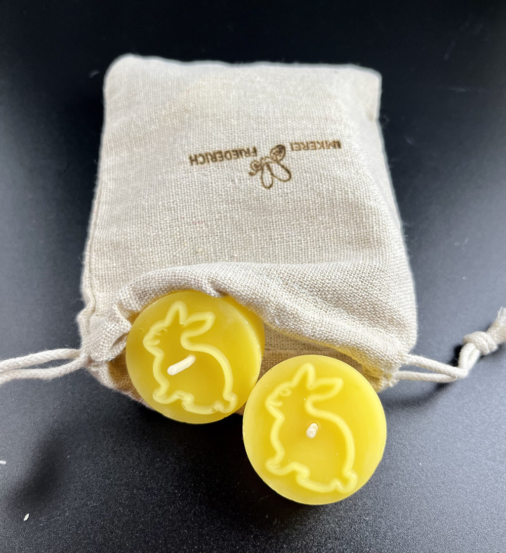 Teelichter Osterstimmung in der Teelichtgeschenkbox oder liebevoll aus dem Jutesäckchen – Bild 5