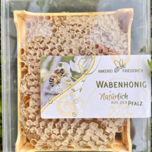 Wabenhonig im Rähmchen mit Aufbewahrungsbox