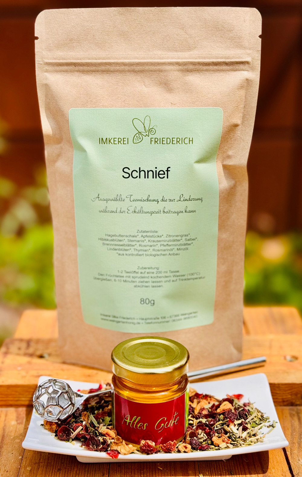 Schnief Kräutertee mit Honigzwerg