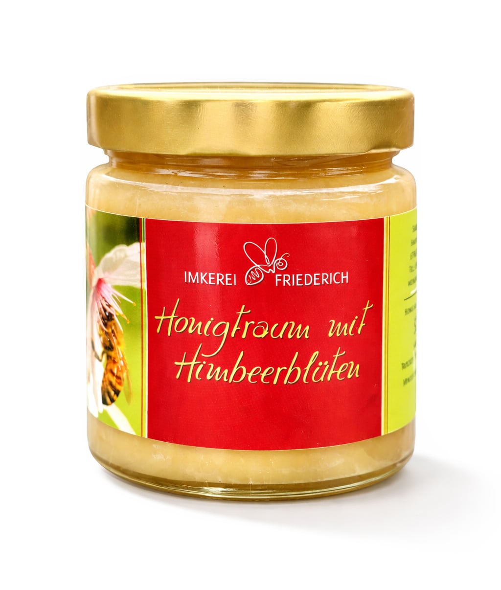 Honigtraum mit Himbeerblüten, 500g
