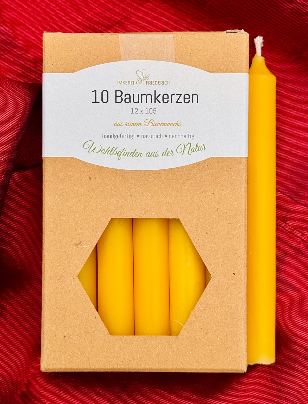 Baumkerzen aus Bienenwachs – Bild 4