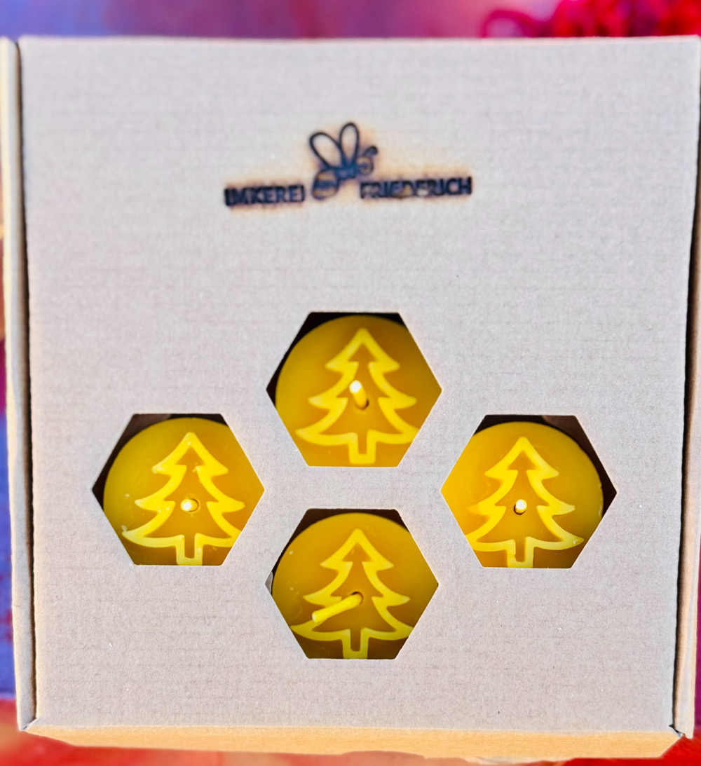 Teelichter Weihnachtsstimmung in der Teelichtgeschenkbox oder liebevoll aus dem Jutesäckchen – Bild 12