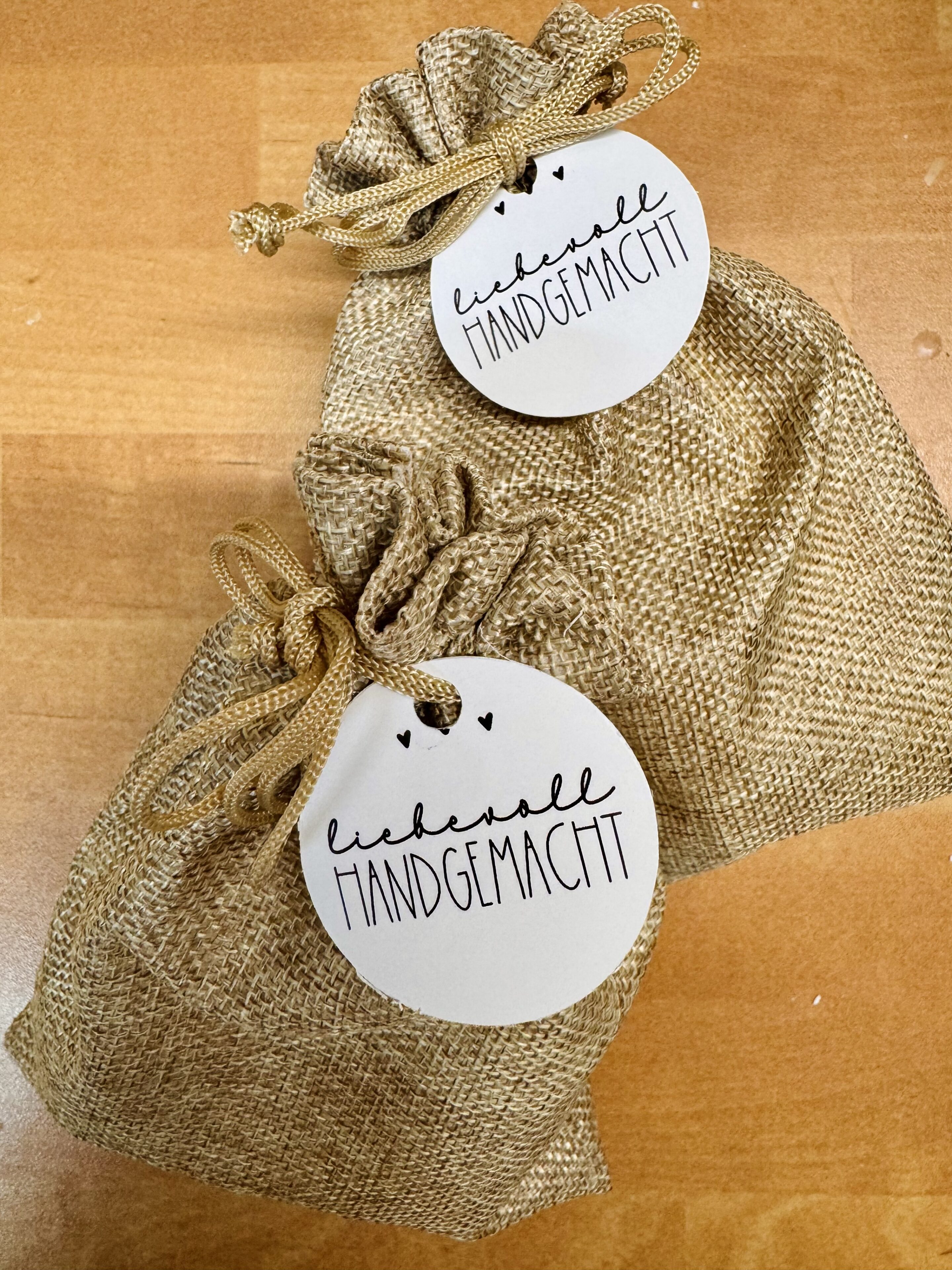 Teelichter Weihnachtsstimmung in der Teelichtgeschenkbox oder liebevoll aus dem Jutesäckchen – Bild 2