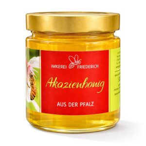 Produktbild Akazienhonig auf weissem Untergrund