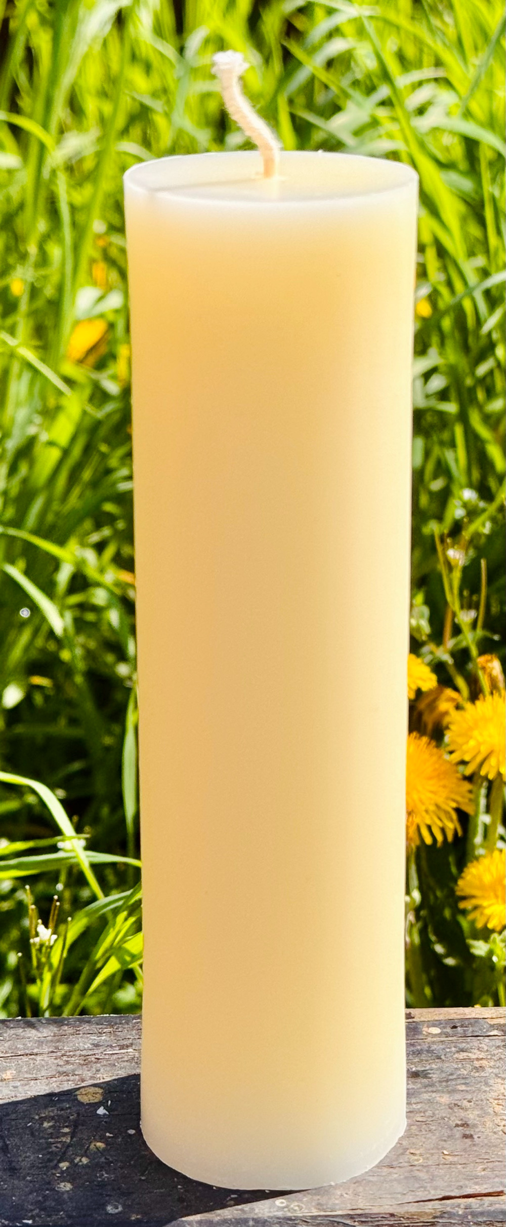 Bienenwachskerzen - Stumpenkerzen aus weißem Bienenwachs – Bild 10