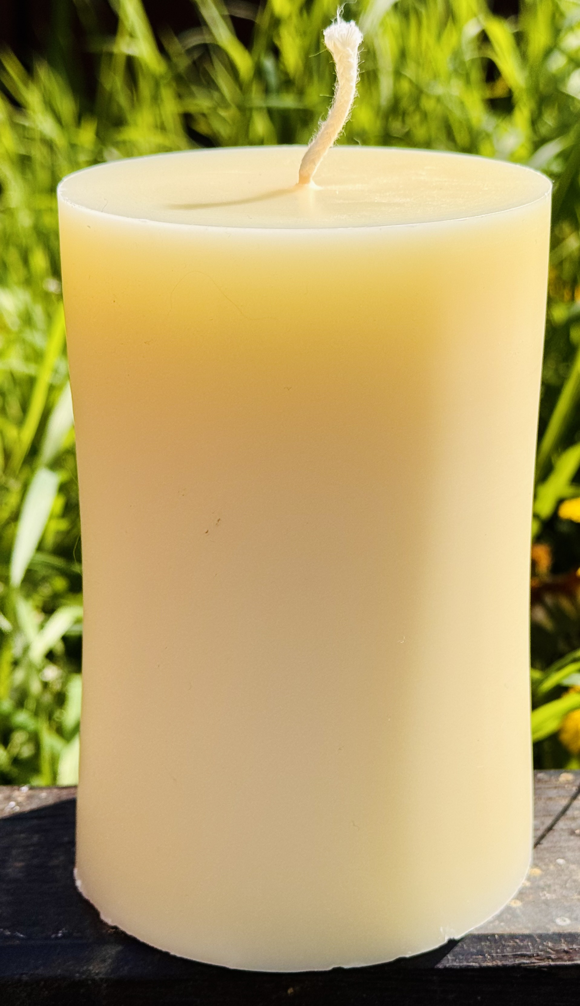 Bienenwachskerzen - Stumpenkerzen aus weißem Bienenwachs – Bild 12