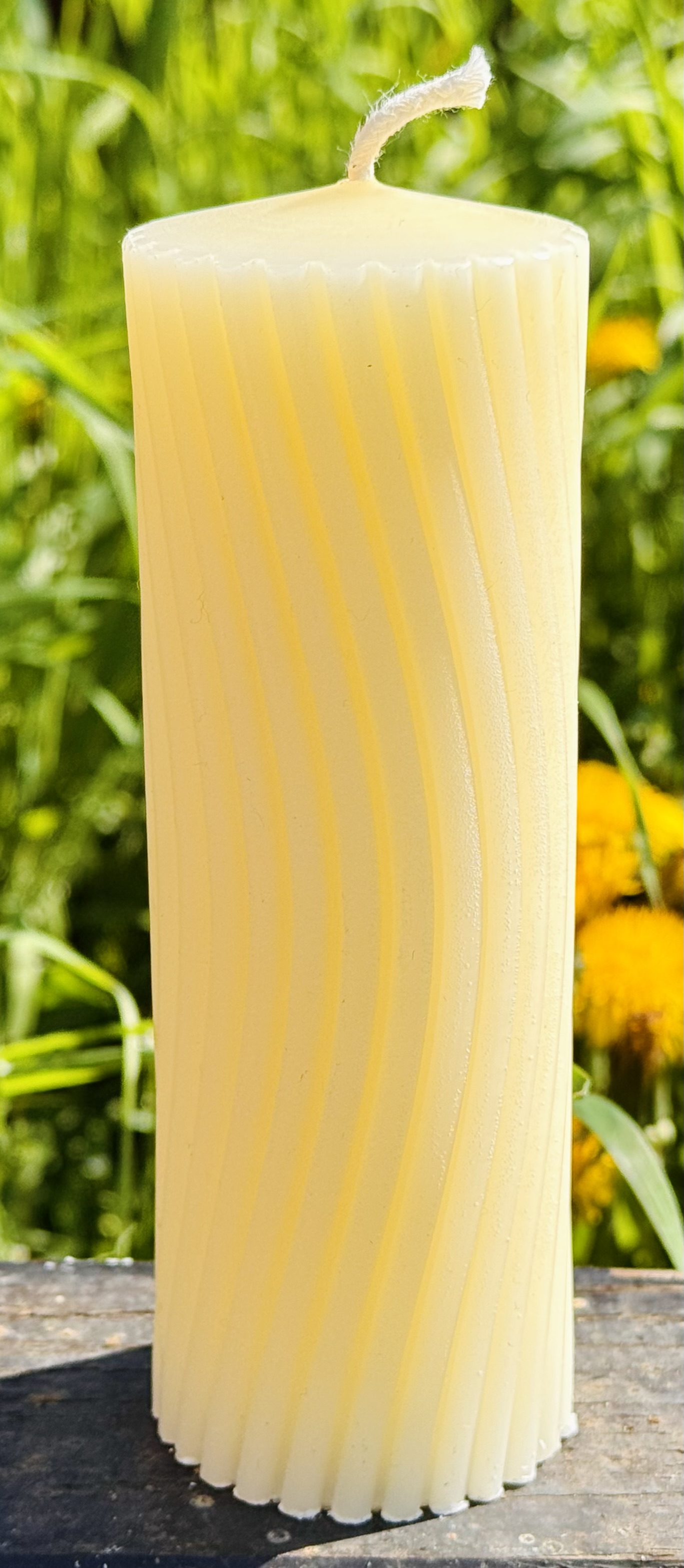 Bienenwachskerzen - Stumpenkerzen aus weißem Bienenwachs – Bild 18