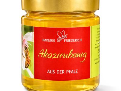 Produktbild Akazienhonig auf weissem Untergrund