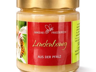 Produktbild Lindenhonig auf weissem Untergrund