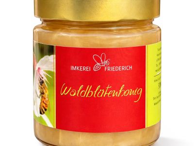 Produktbild Waldblütenhonig auf weissem Untergrund