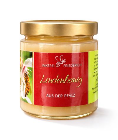Produktbild Lindenhonig auf weissem Untergrund