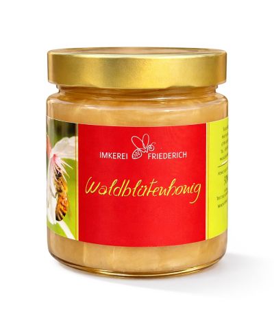 Produktbild Waldblütenhonig auf weissem Untergrund